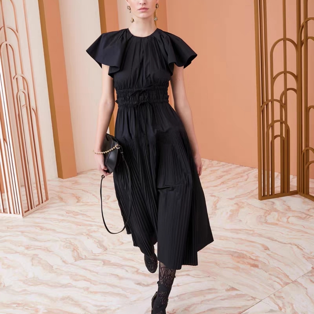 Ulla Johnson Delmara Dress In Raven